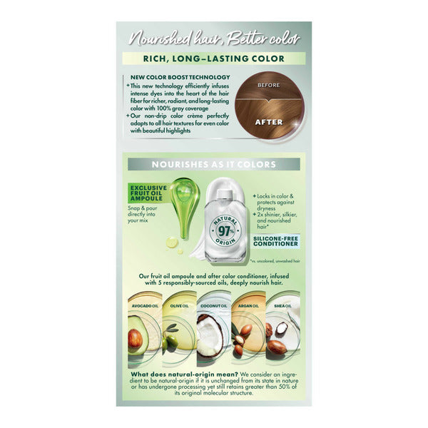 Garnier Nourishing Hair Color Creme, 73 Dark Golden Blonde (Honey Dip)