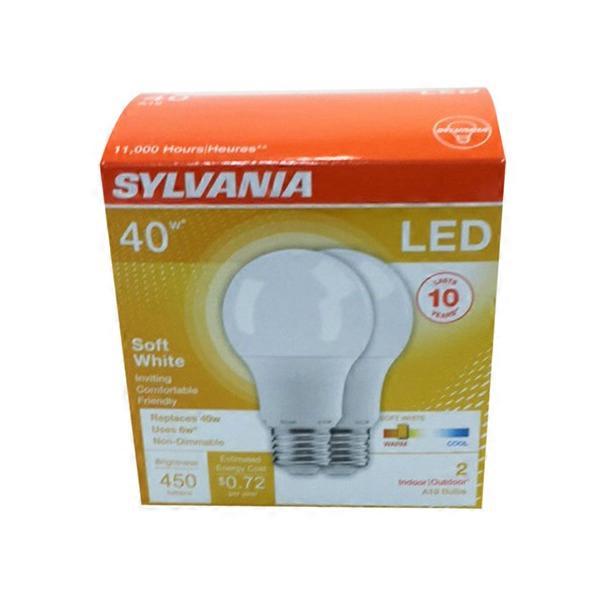 SYLVANIA 40 W Soft White Indoor/outdoor A19 Led Bulbs