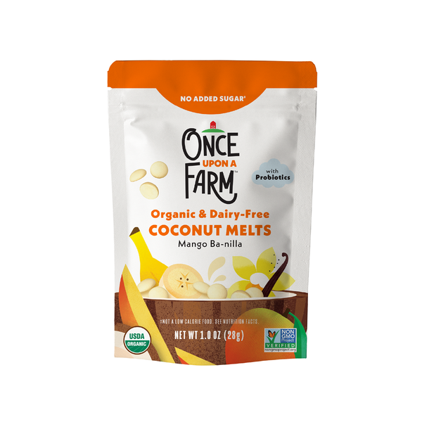 Once Upon a Farm Organic & Dairy-Free Coconut Melts Mango Ba-nilla