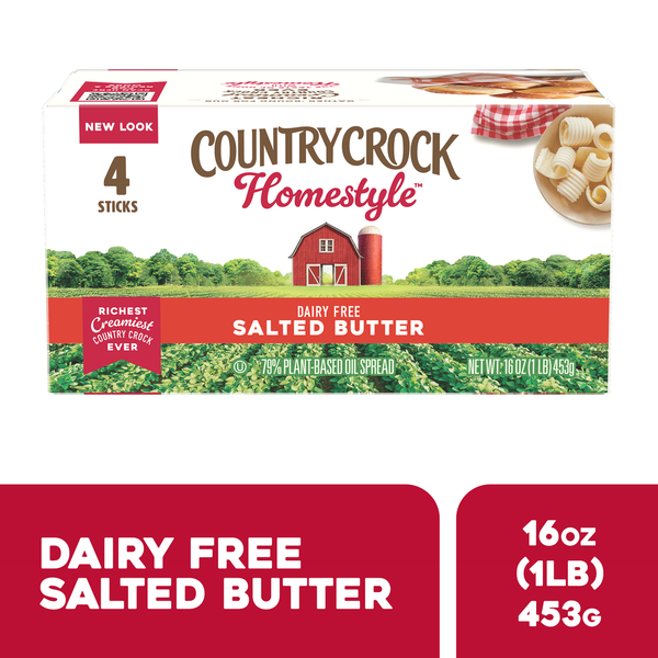 Country Crock Homestyle Dairy Free Butter Salted Sticks