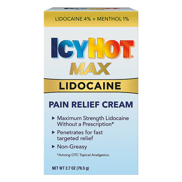 Icy Hot Pain Relief Cream, Lidocaine