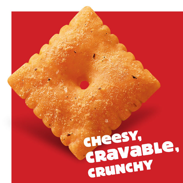 Cheez-It Smoked Cheddar Baked Snack Crackers, Lunch Snacks, 12.4 oz