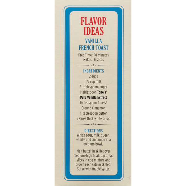 Tone's Vanilla Extract, Pure, Premium