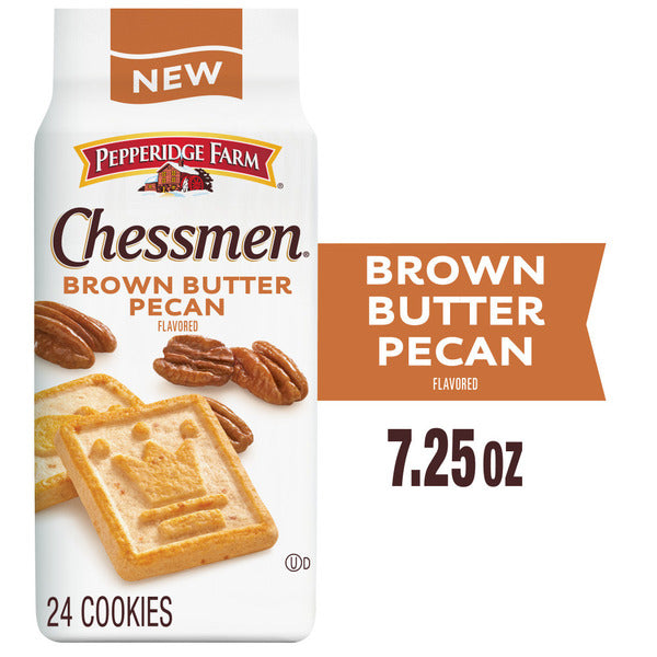 Pepperidge Farm Chessmen Brown Butter Pecan Flavored Cookies