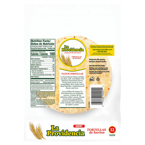 La Providencia Fajita Flour Tortillas