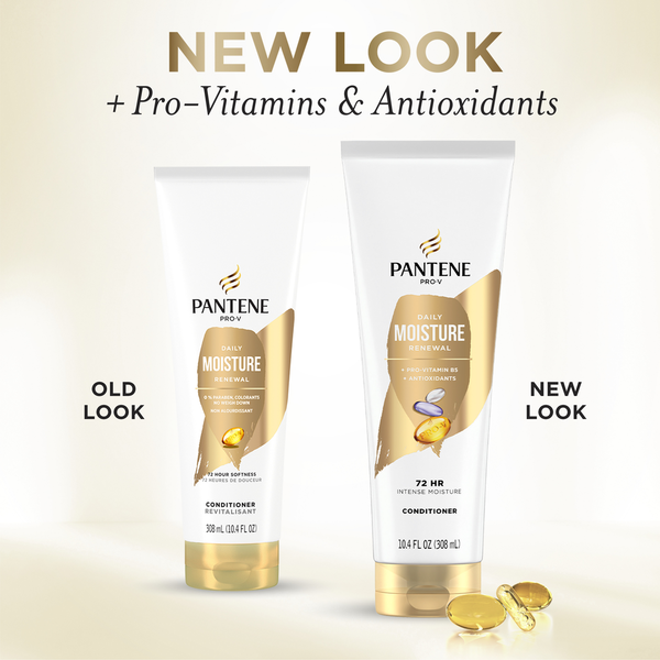 Pantene Conditioner, Pro V Daily Moisture Renewal for All Hair Types, Color Safe