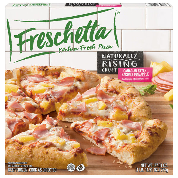Freschetta Canadian Bacon and Pineapple Naturally Rising Crust Frozen Pizza