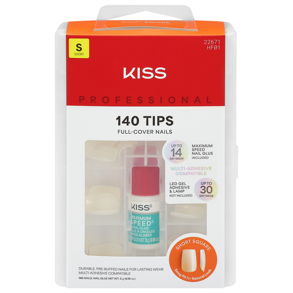 KISS Full-Cover Short Nails