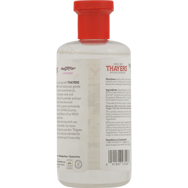 Thayers Facial Toner, Alcohol-Free, Lavender, Witch Hazel