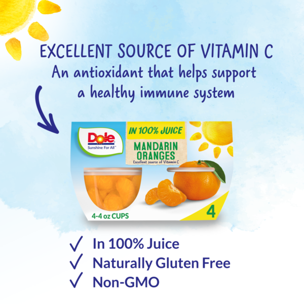 Dole Mandarin Oranges, in 100% Fruit Juice