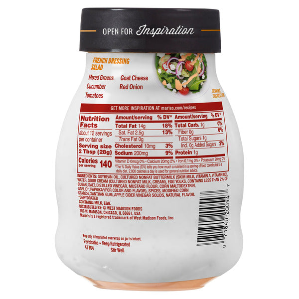 Marie's Creamy French Dressing