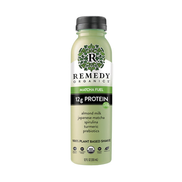 Remedy Organics Matcha Fuel Plant Based Protein, Ready-to-Drink
