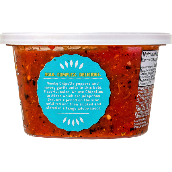 La Mexicana Fire Roasted Salsa, Medium, Bold Chipotle Garlic