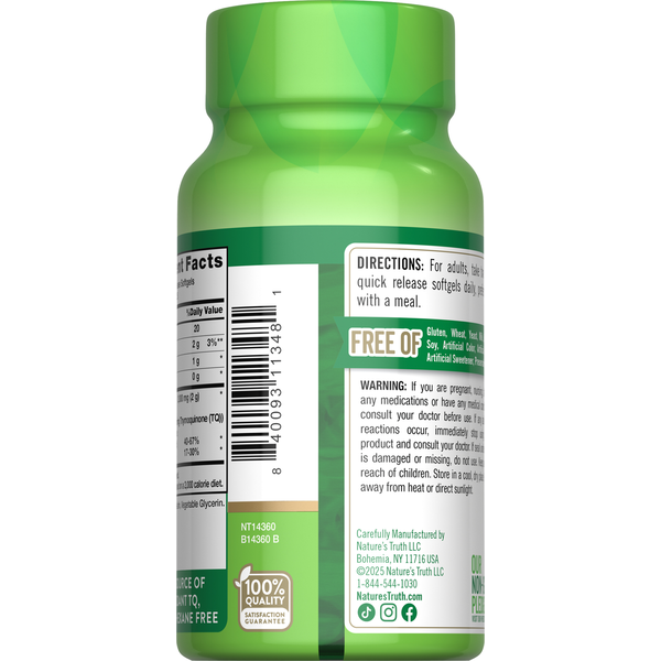 Nature's Truth Black Seed Oil Softgels
