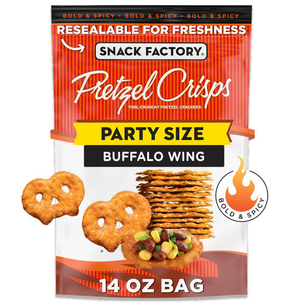 Snack Factory  Buffalo Wing Pretzel Crisps