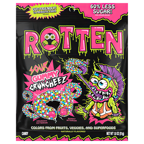 Rotten Sour Gummy Cruncheez