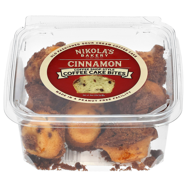 Nikola's Bakery Coffee Shop Style Cinnamon Coffee Cake Bites