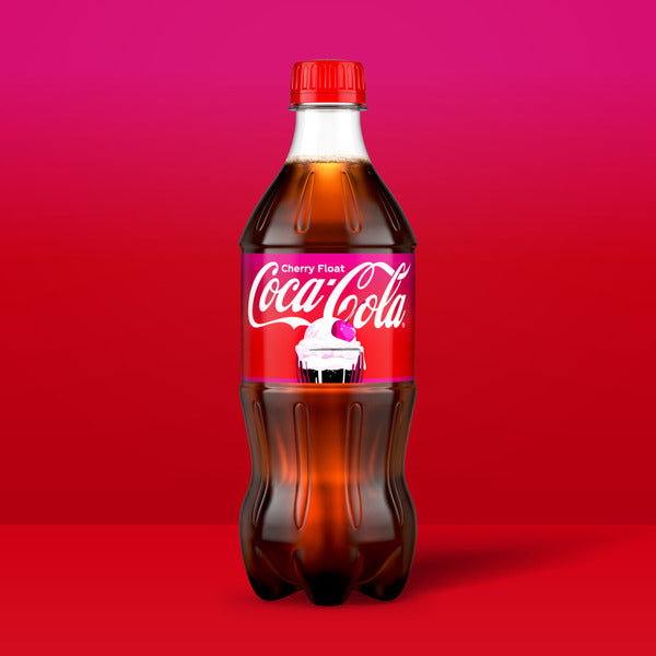 Coca-Cola Cherry Float Soda Bottle
