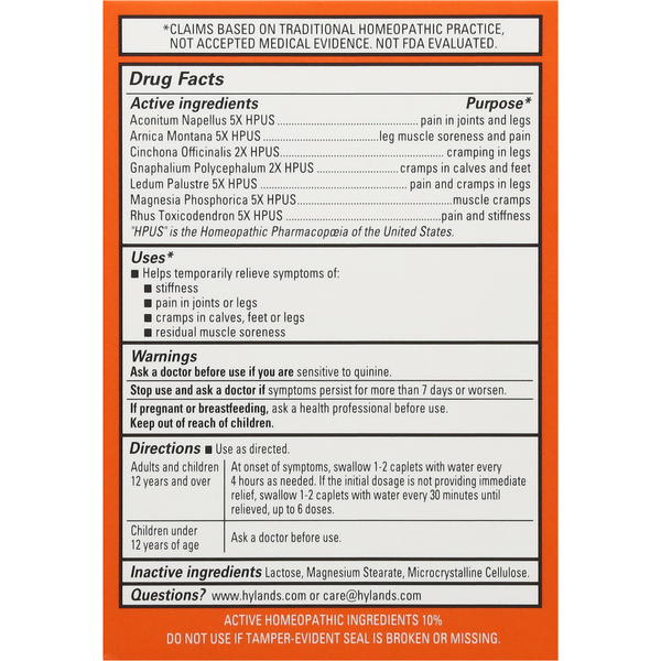 Hyland's Leg Cramps, + Arnica, Caplets