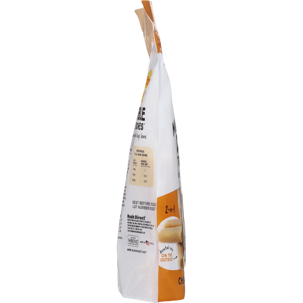 Ultra Chewy 2-in-1 Long-Lasting Peanut Butter Flavor Mini Double Treat Bones