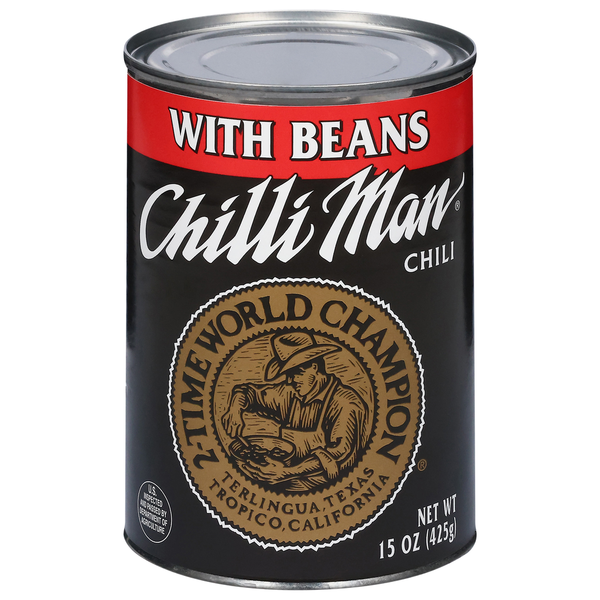 Chilli Man Chili, with Beans