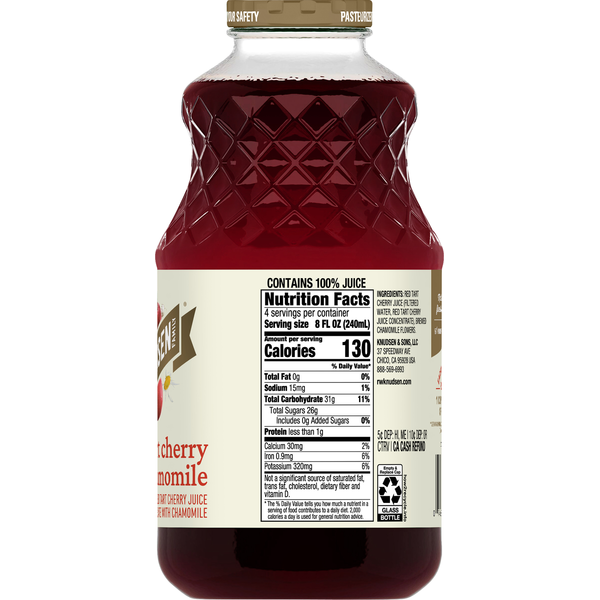 RW Knudsen Family 100% Juice, Tart Cherry Chamomile