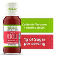 Primal Kitchen Organic & Unsweetened Spicy Ketchup️