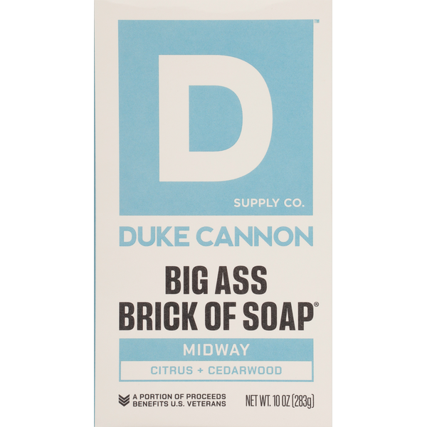 Duke Cannon Supply Co. Brick of Soap, Big Ass, Midway