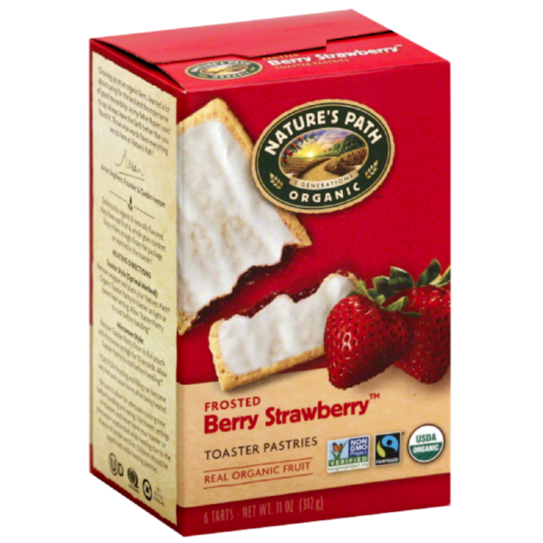 Nature's Path Frosted Berry Strawberry Toaster Pastries