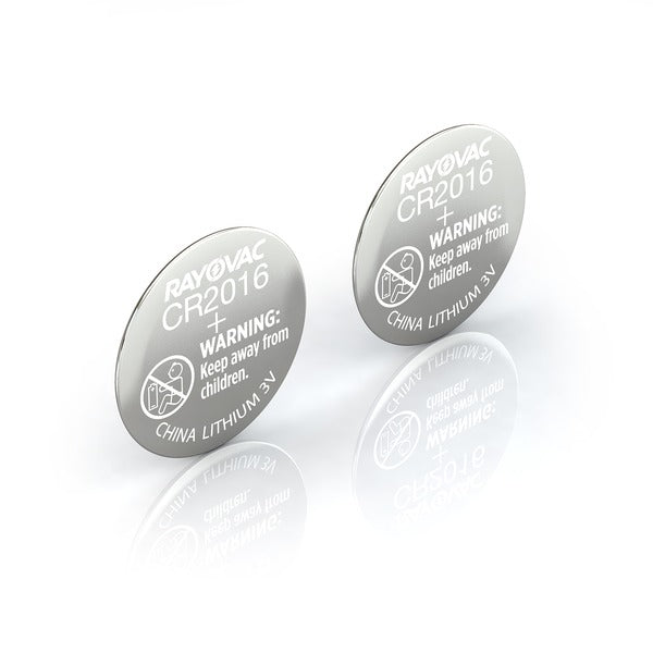 RAYOVAC Size 2016 3V Lithium Coin Cell Batteries