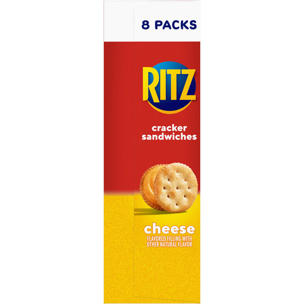 Ritz Cheese Sandwich Crackers, Lunch Snacks, Snack Packs 11 oz