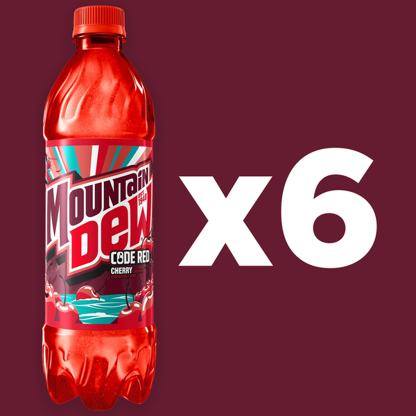 Mountain Dew Code Red Soda Pop