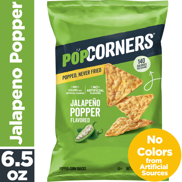 PopCorners Popped Corn Snacks, Jalapeno Popper