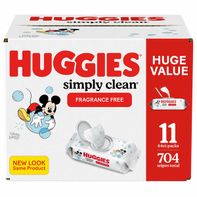 Huggies Simply Clean Unscented Baby Wipes️