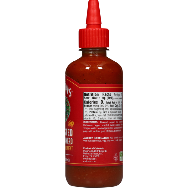 Melinda's Fire Roasted Garlic & Habanero Pepper Sauce & Condiment