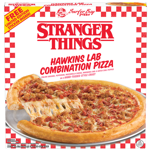 Stranger Things Hand-Tossed Style Crust Hawkins Lab Combination Pizza