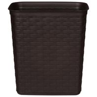 Sterilite Wastebasket, Weave, Espresso, 3.4 Gallon️