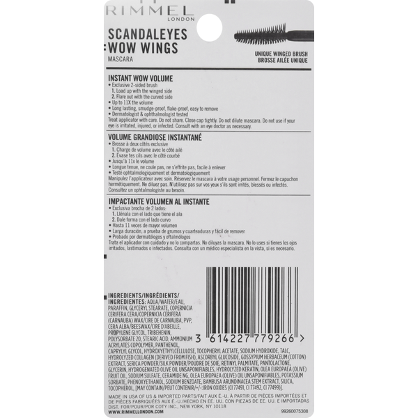 RImmel London Mascara, Extreme Black 003