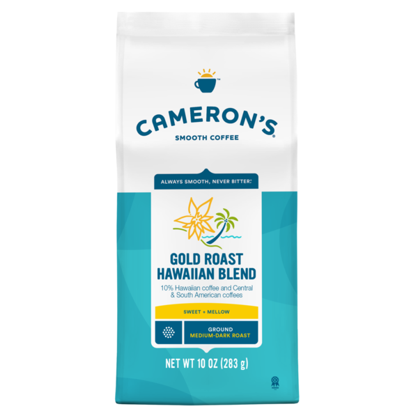 Cameron's Coffee, Ground, Medium-Dark Roast, Gold Roast Hawaiian Blend