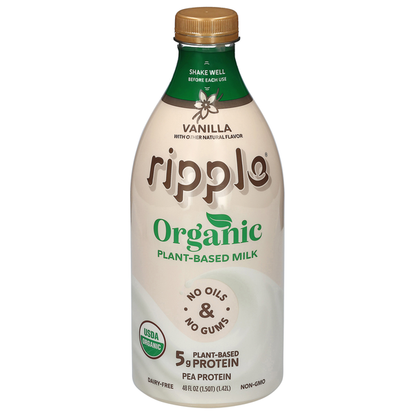 Ripple Organic Plant-Based Vanilla Milk