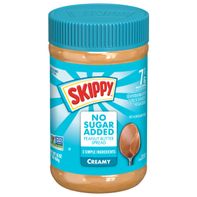 SKIPPY No Sugar Added Creamy Peanut Butter Spread️