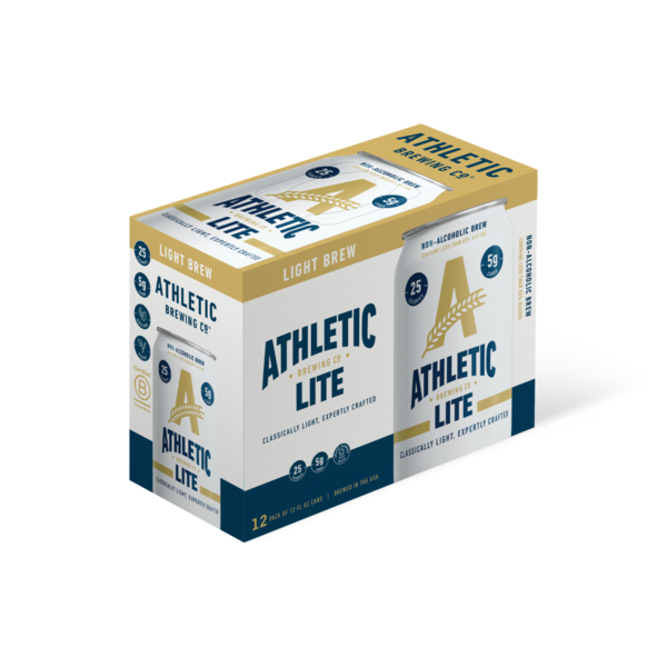 Athletic Brewing Co. Beer, Lite, 12 Pack