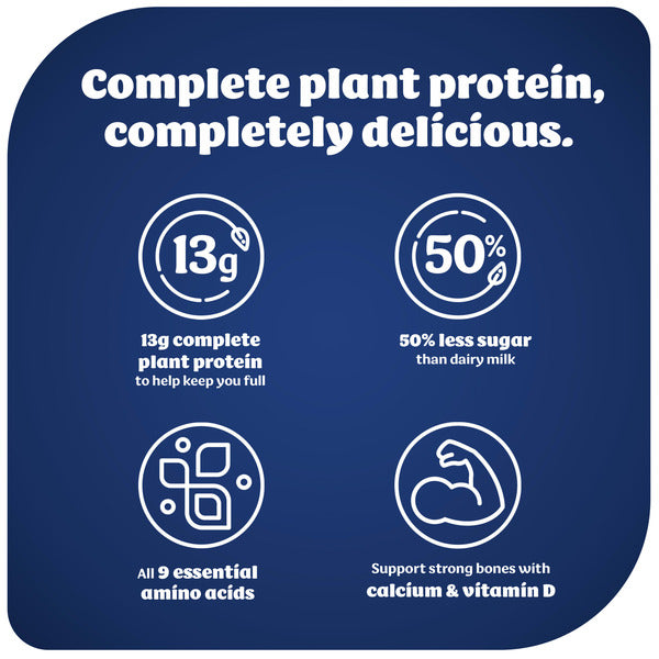 Silk Protein Complete Plant Protein Milk, Chocolate, Dairy Free, Lactose Free Plant Based Milk with 13g Protein per Serving, 48 fl oz Bottle