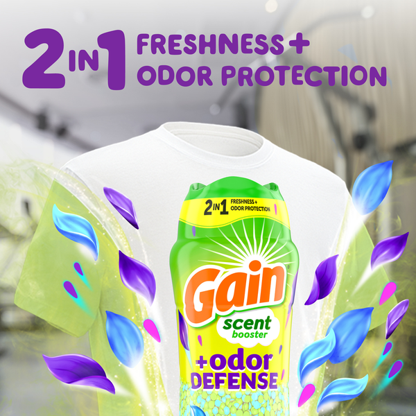 Gain Odor Defense In-wash Scent Booster, Super Fresh Blast scent
