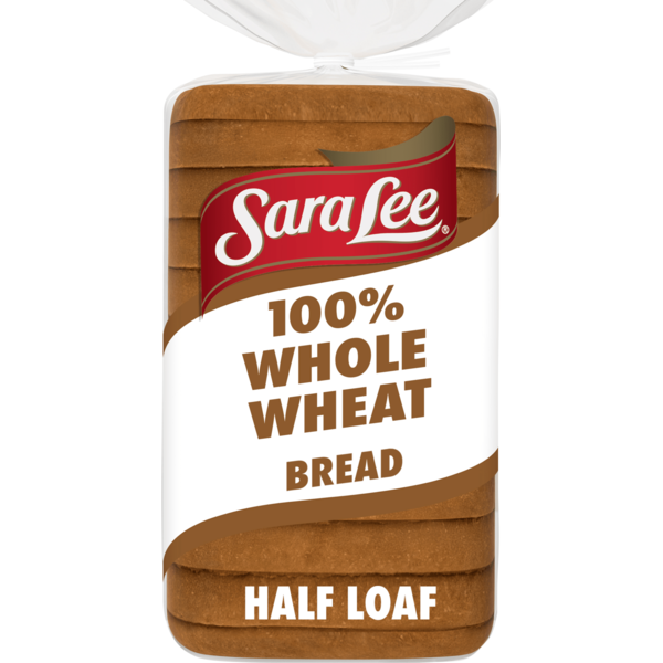 Sara Lee 100% Whole Wheat, Bread, Half Loaf, Sandwich Bread, 12 oz