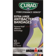 CURAD Bandages, Antibacterial, Extra Large️