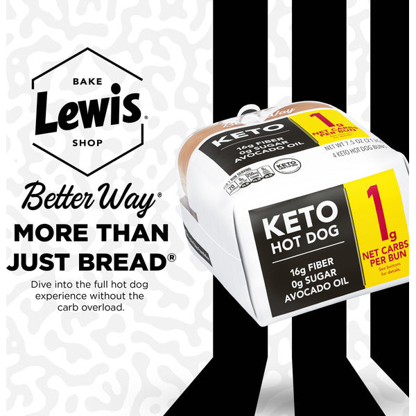 Lewis Bake Shop Keto Hot Dog Buns