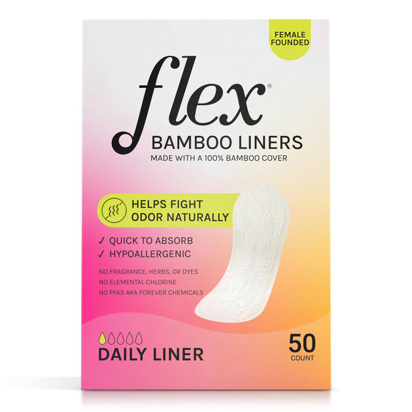 Flex Bamboo Liners, Quick to absorb, Hypoallergenic