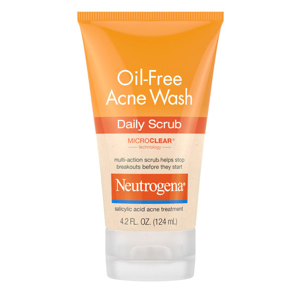 Neutrogena Oil-Free Acne Face Scrub, 2% Salicylic Acid, 4.2 oz
