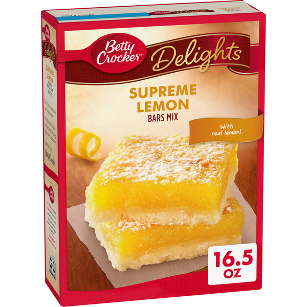 Betty Crocker Delights Supreme Lemon Bars Mix